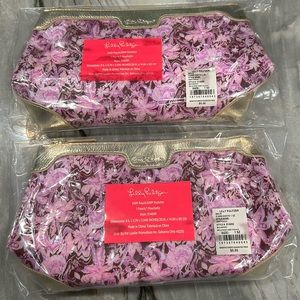 2 new lily pulitzer makeup pouches